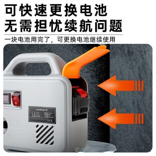 自动户外V自吸泵增压小型 抽水泵家用水井农村菜园灌溉浇花充电式