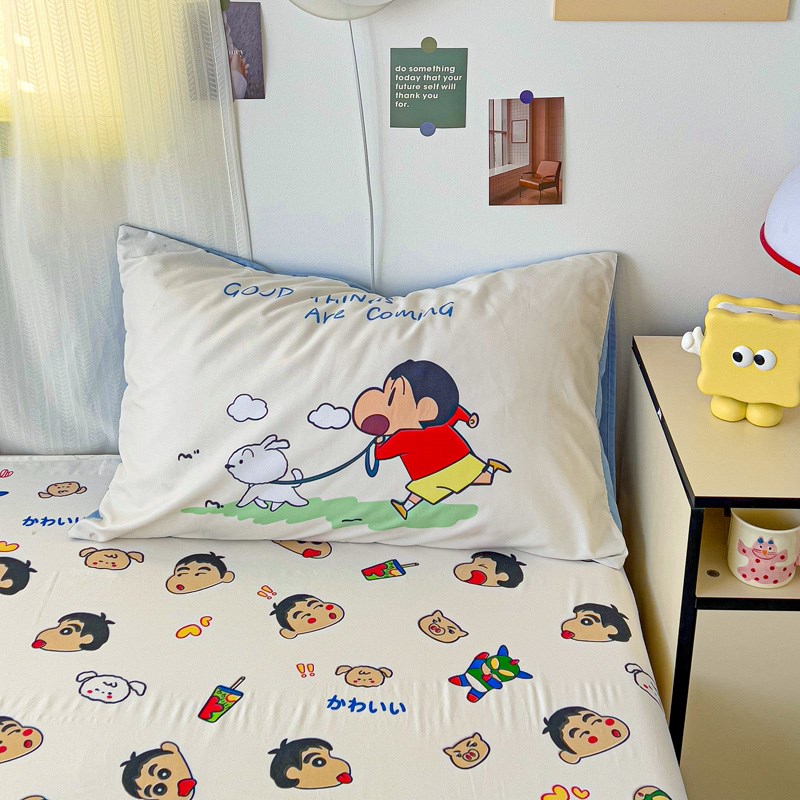 2025新款四件套全棉被套可机洗床单被罩学生宿舍床上三件套4