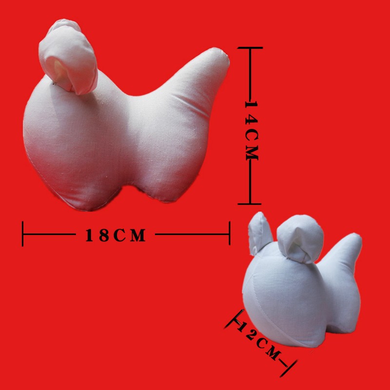 DIY手绘空白布老虎涂鸦材料包幼儿园学校手绘涂鸦手工课传统布艺