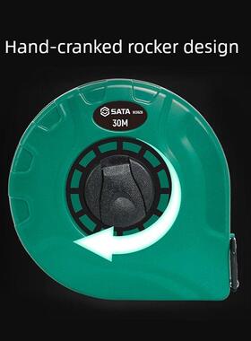 德国技术91363B长光纤卷尺高精度30m绝缘卷尺工程测量专业仪表尺