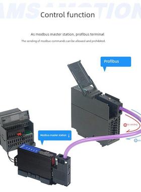 艾莫迅Profibus DP转Modbus RTU模块485通讯协议转换器/网关PD-MB