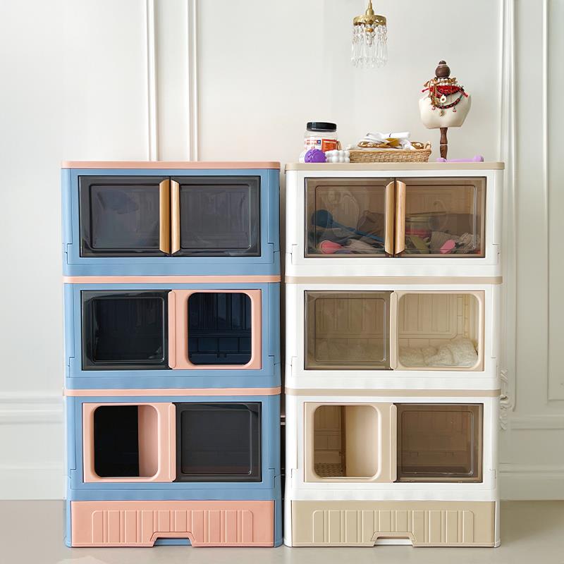 猫别墅家用室内带厕所一体猫窝猫砂盆封闭式层叠不占地猫柜小户型