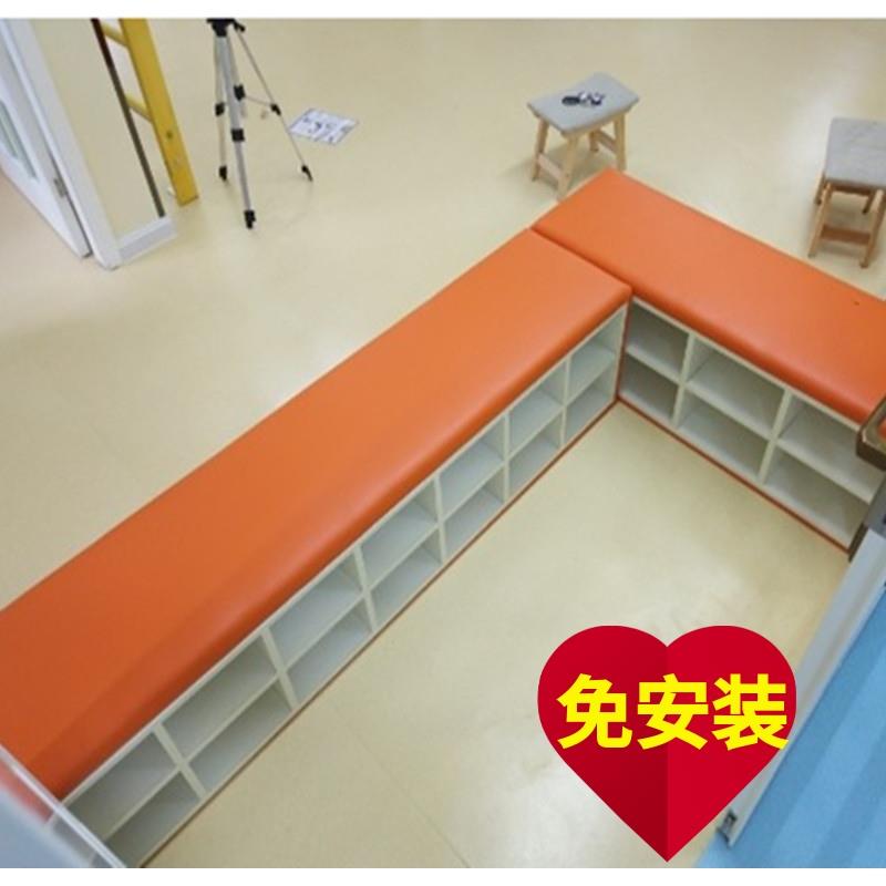 换鞋凳可坐一体凳舞蹈室鞋柜软包长条凳子储物书柜实木放鞋子收纳