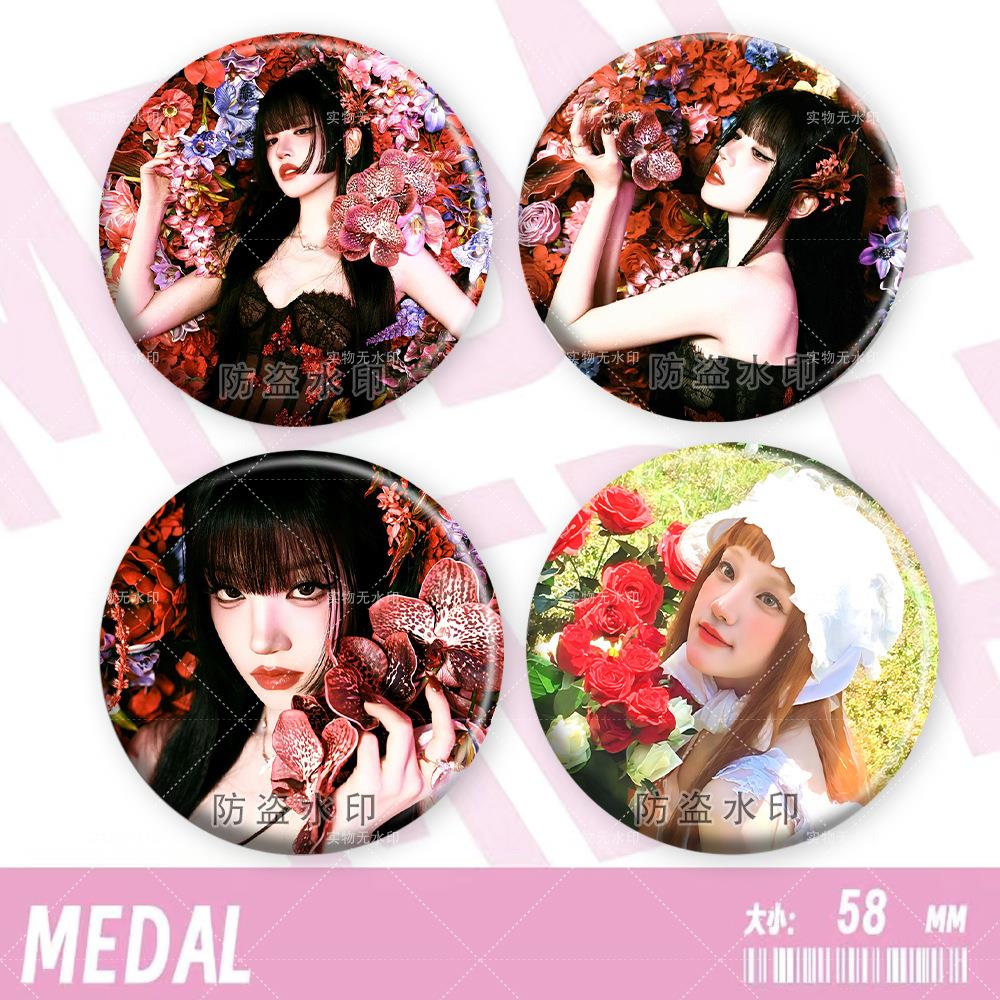 宋雨琦演唱会应援物料周边吧唧镭射徽章挂件生日礼物