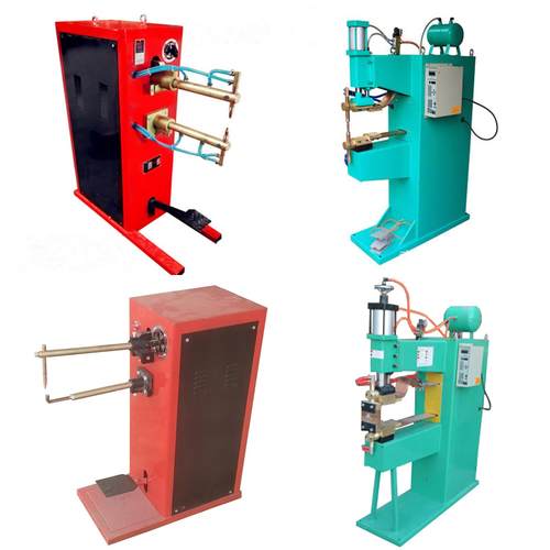 小型脚踏电阻点焊机不锈钢镀锌钢带板材焊接机网片碰焊机气动焊机