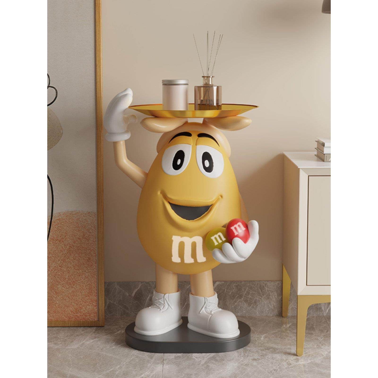 mm豆人艺术轻奢客厅大型电视柜沙发边床头置物架落地软装饰品摆件,家居饰品,装饰摆件,淘宝优惠券,粉丝福利购,淘宝优惠卷