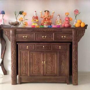 热卖中式实木家用供桌佛台经济型供佛桌神台现代简约套柜香案佛龛