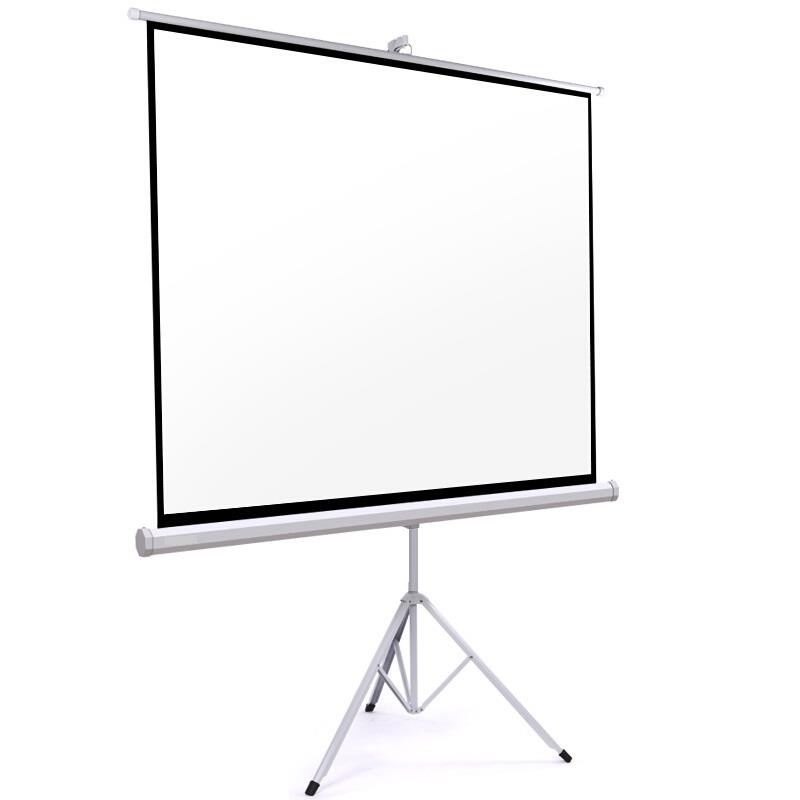 红叶支架幕布100寸84寸120寸投影布投影仪幕布移动便携式折叠正品