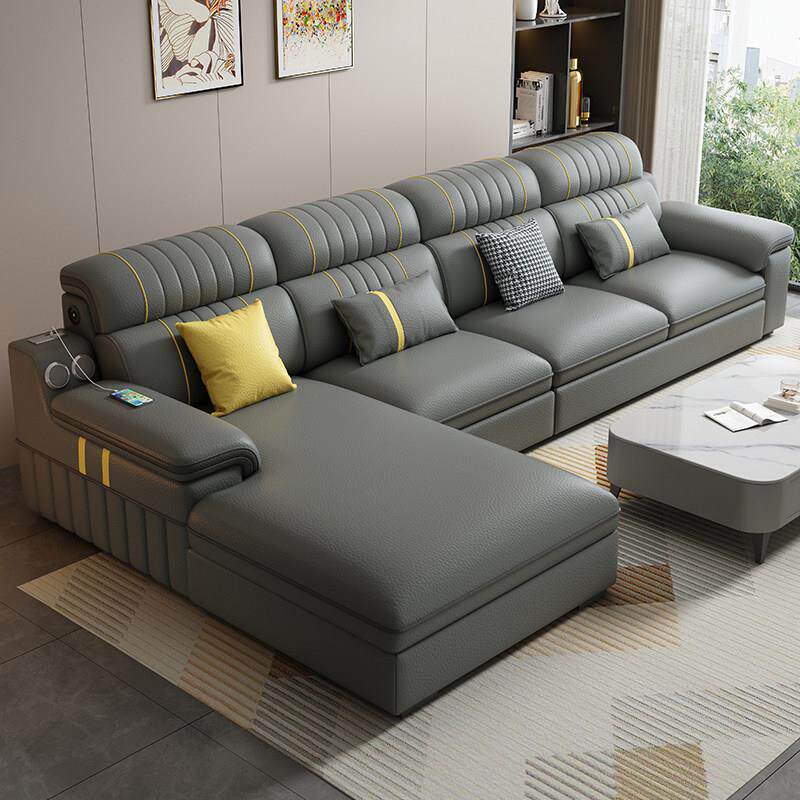 初昕新款现代简约高端雪尼尔棉麻猫抓皮客厅沙发北欧布艺沙发