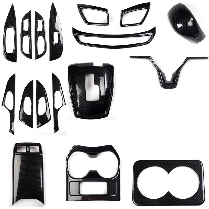 适用于2017 18 19 21老款右驾驶舵軚奇骏内饰改装碳纤维色亮片贴