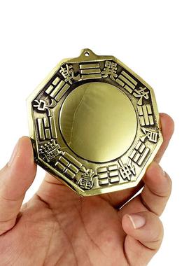 慈缘正堂 铜八卦镜凸镜门口迷你小号 家用镜子窗户入户大门对门上