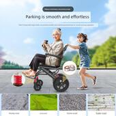 旅行摩托车 德国出口轮椅 轻型可折叠小型便携式 老人推车