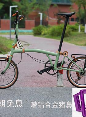 DAGGER国布小布折叠自行车7速推行349自行车CNC配件