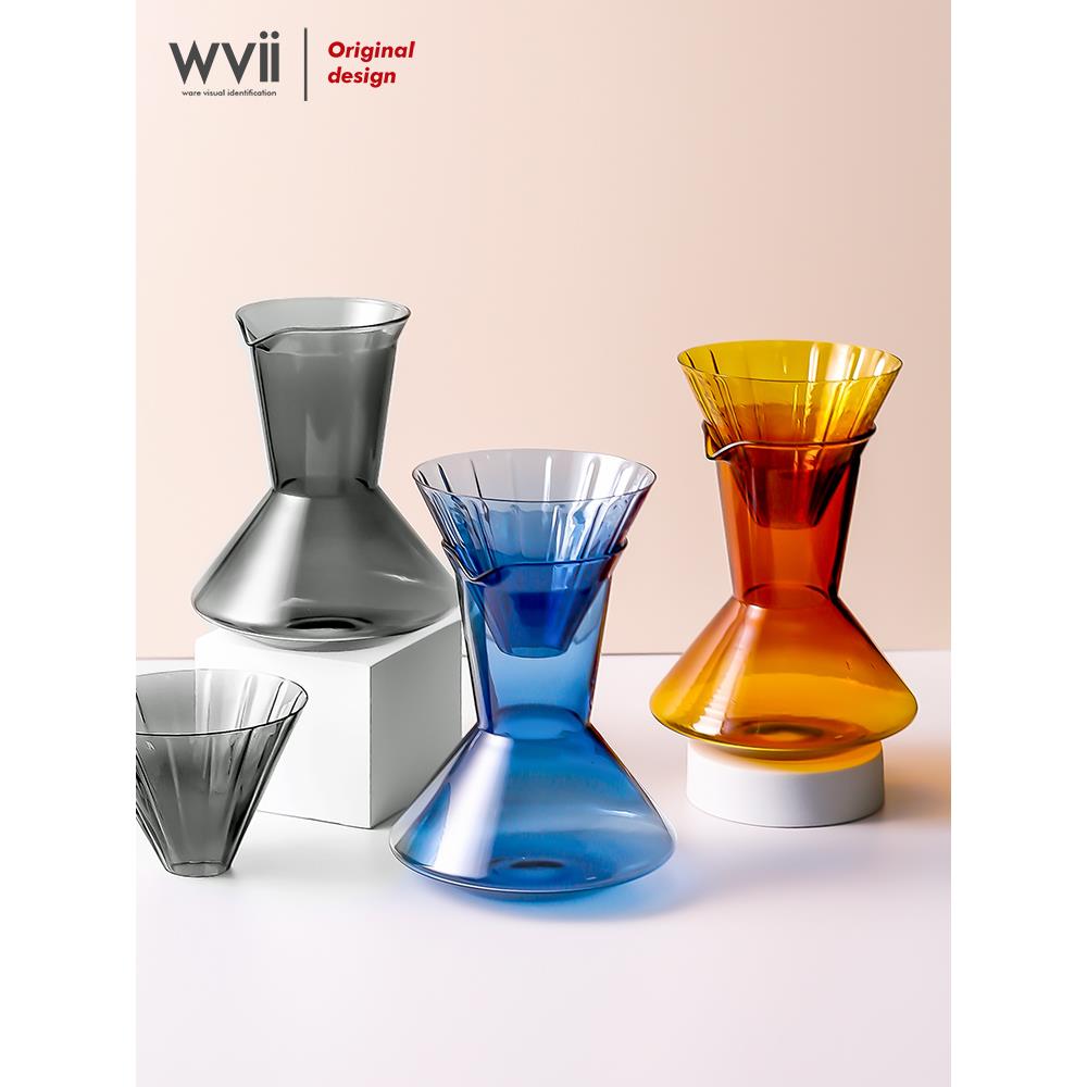 wvi创意v60过滤杯分享壶细口壶滴漏手冲咖啡壶套装家用煮咖啡器具