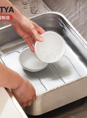 韩国进口vatya304不锈钢洗菜盆沥水篮洗碗盆洗菜水果蓝加厚大容量