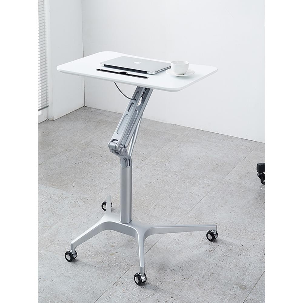 讲台演讲台发言台简约培训教室会议讲台桌站立式办公桌升降工作台