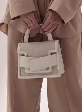 Bob Ore包宝澜 Evelyn帆布真皮包 奈飞《日落家园》Chrishell同款