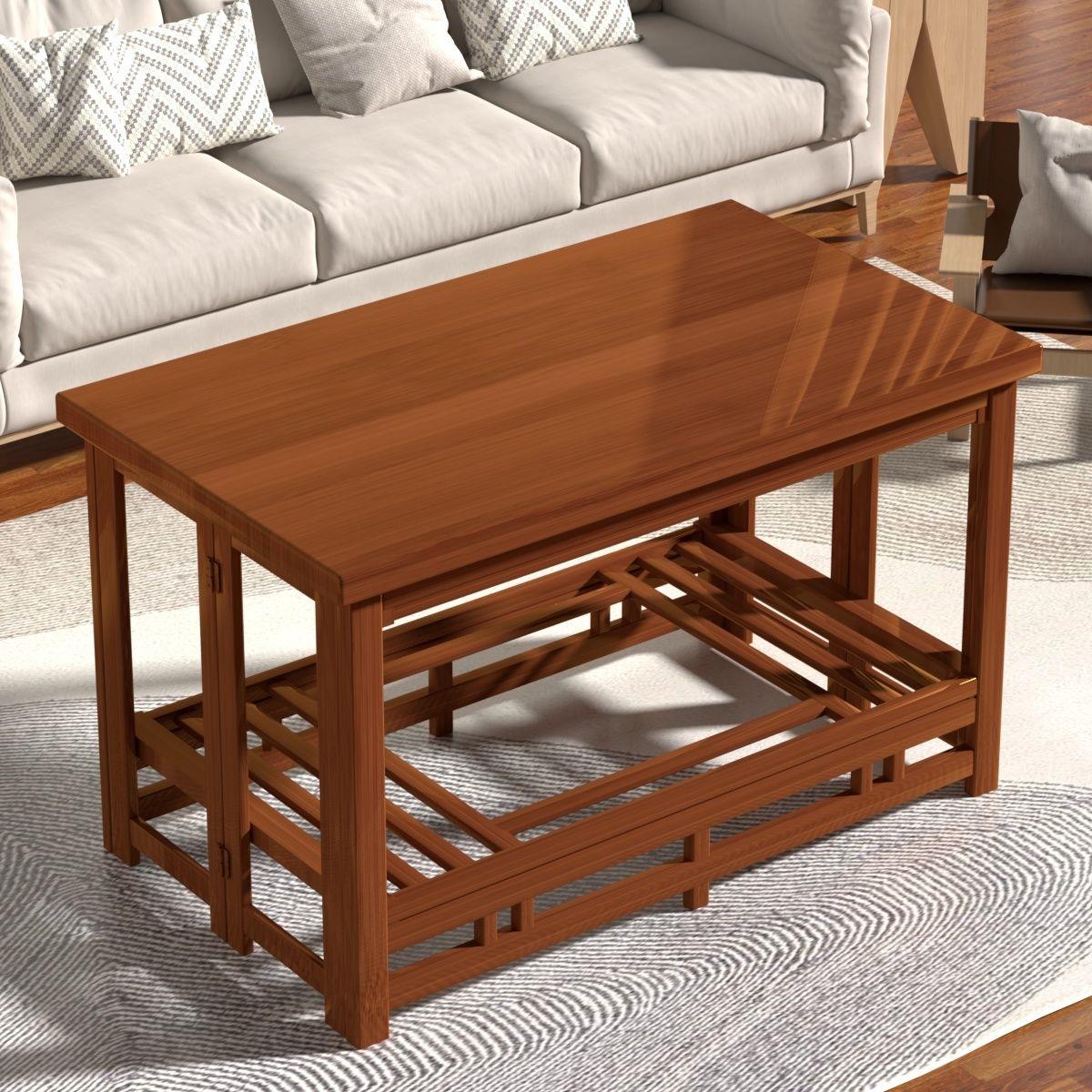 实木长方形取暖桌可折叠正方形楠竹烤火架1.2烤火桌子家用