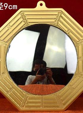 铜八卦凸面镜全铜玻璃镜十二生肖门家居摆件门挂件工艺品