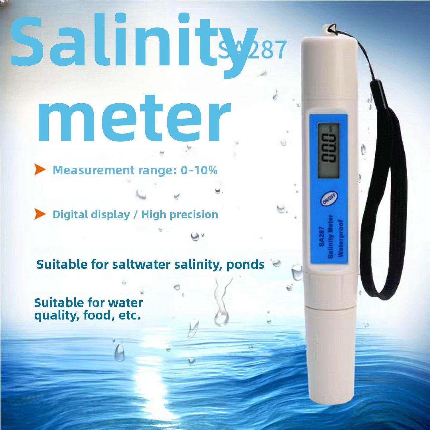 Sa287数字数显盐度计盐度百分比高精度食品海水盐度计