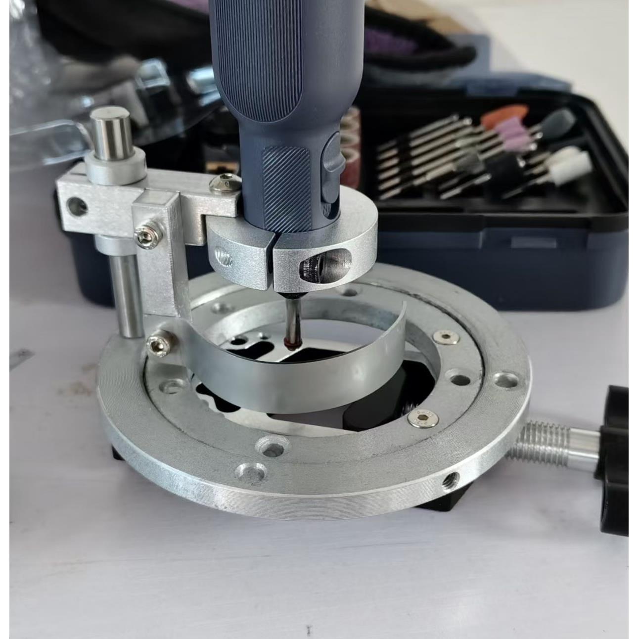 超薄全金属自行车前叉上管切割器环切器截断固定器车架上直接操作