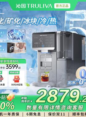 政府补贴沁园冰块饮水机2025新款制冰矿化家用台式净饮直饮机加热