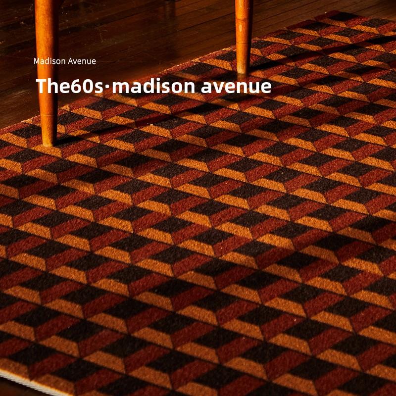 黑暗岛b|夫人大道79街覆古中世纪轻豪华羊毛客厅卧室可定制地毯地