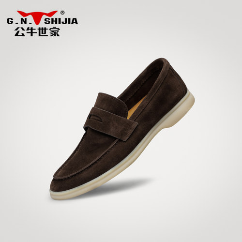公牛世家男鞋休闲皮鞋旗舰店官方