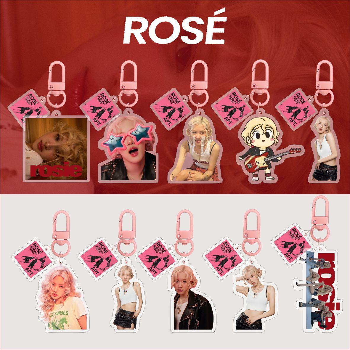 ROSE APT.朴彩英 亚克力双面钥匙扣挂件饰品明星周边同款
