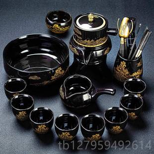 懒人石磨自动茶档具套冲装 正品 家用全套高功夫泡茶具办公室茶神器