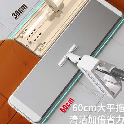 喜净洁免手洗铝合金平板拖新款家用大号吸水拖地一拖净拖把拖把
