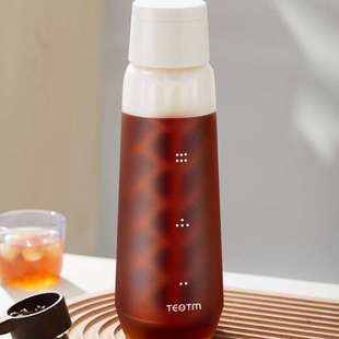 F7DE咖啡冷萃壶家用冷萃杯冷泡茶水杯冰滴器具萃取玻璃杯咖
