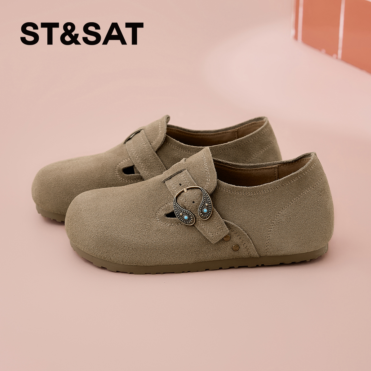 2025新款复古一脚蹬时尚秋季全包