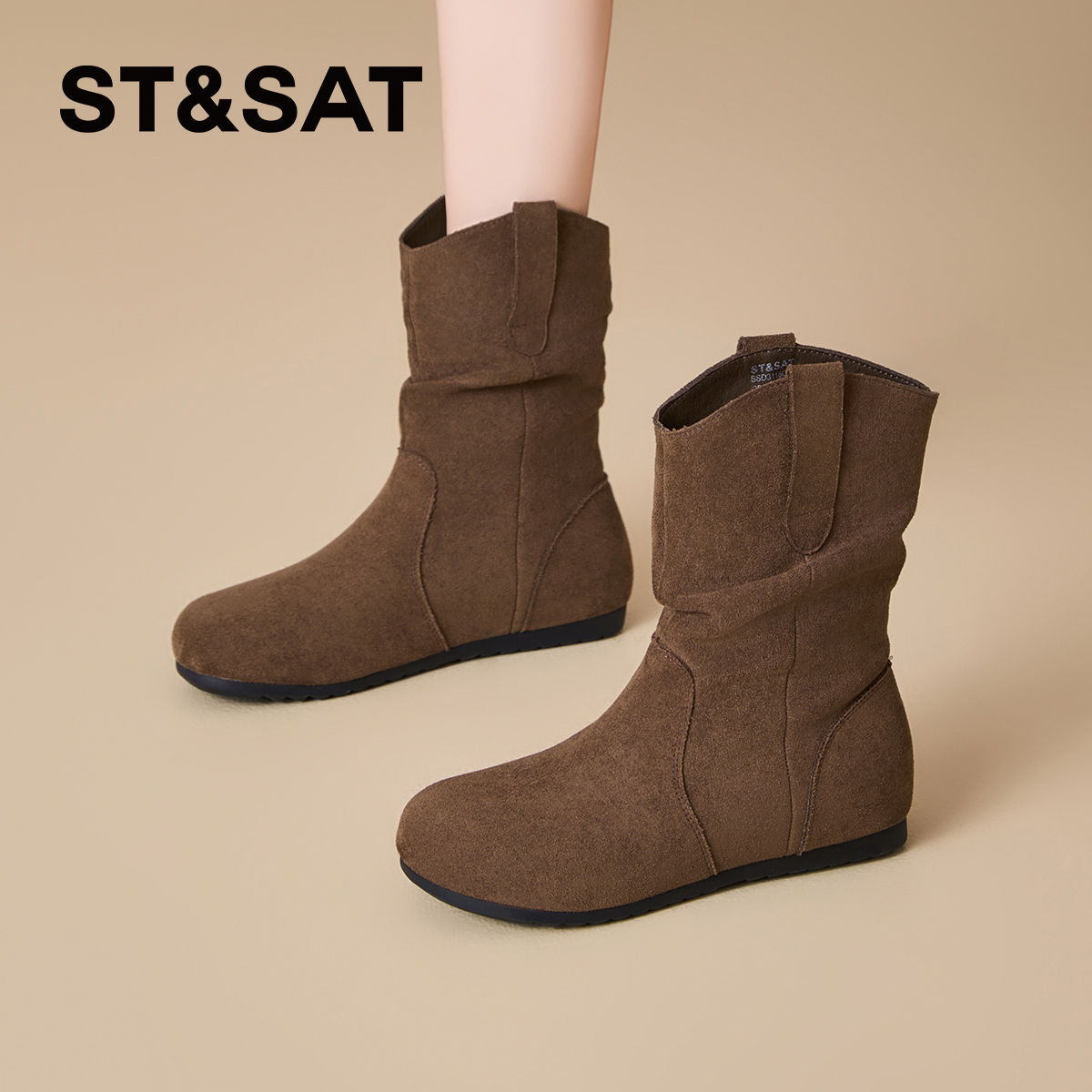 星期六2025新款秋季复古马丁靴