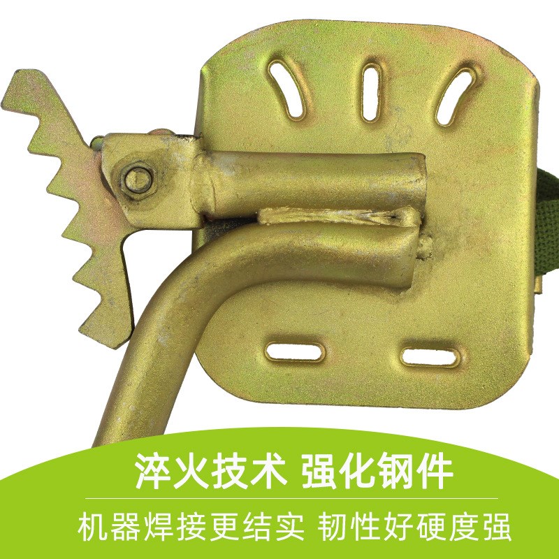 电工木杆脚扣 爬杆爬树工具A 脚扣 脚扣皮脚扣带爬树铁鞋
