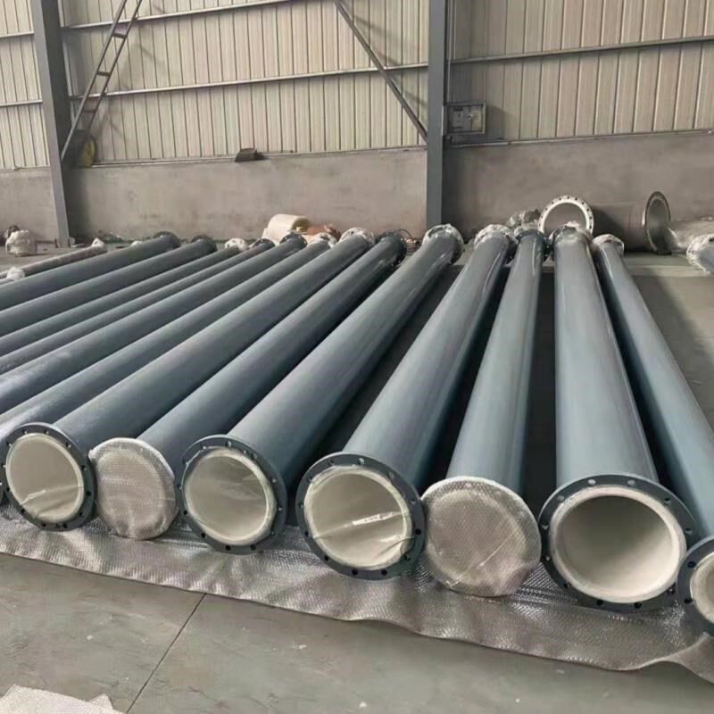 大口径衬四氟管道钢衬塑复合化工P管道衬塑防腐钢管