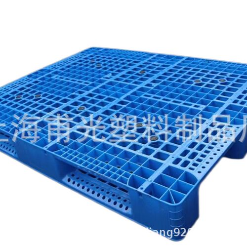 网格川字型系列塑料托盘1311一体成型L塑料托盘加钢管可上货架