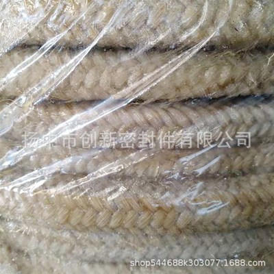 厂家供应热磨机专用芳纶纤维填料柔性石墨盘根 四氟编Z织密封盘根