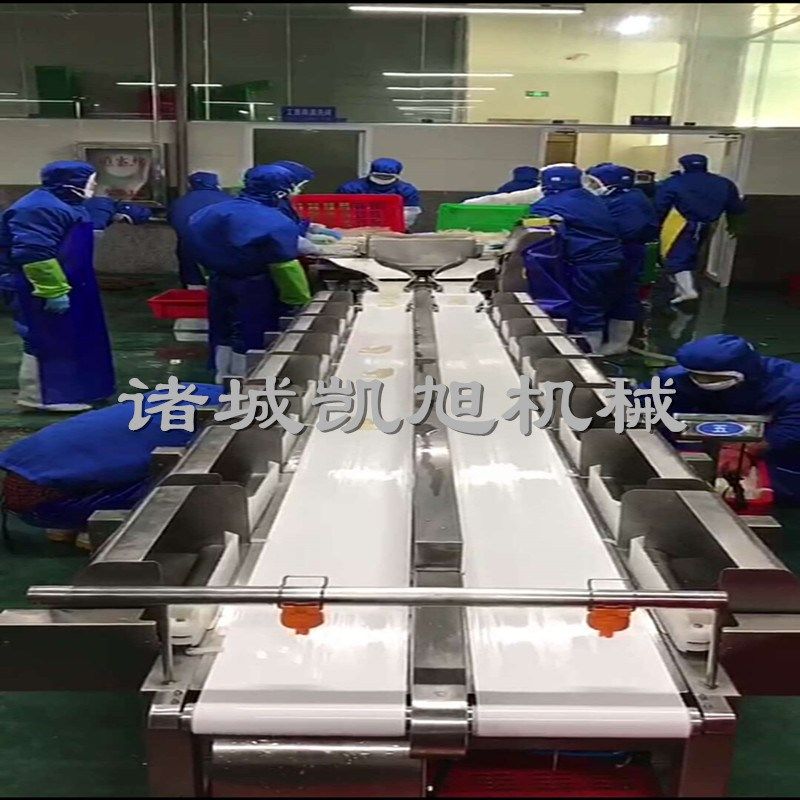 贝类海鲜重量筛选分级机 多v功能海螺海胆分选机器 虾称重分拣机
