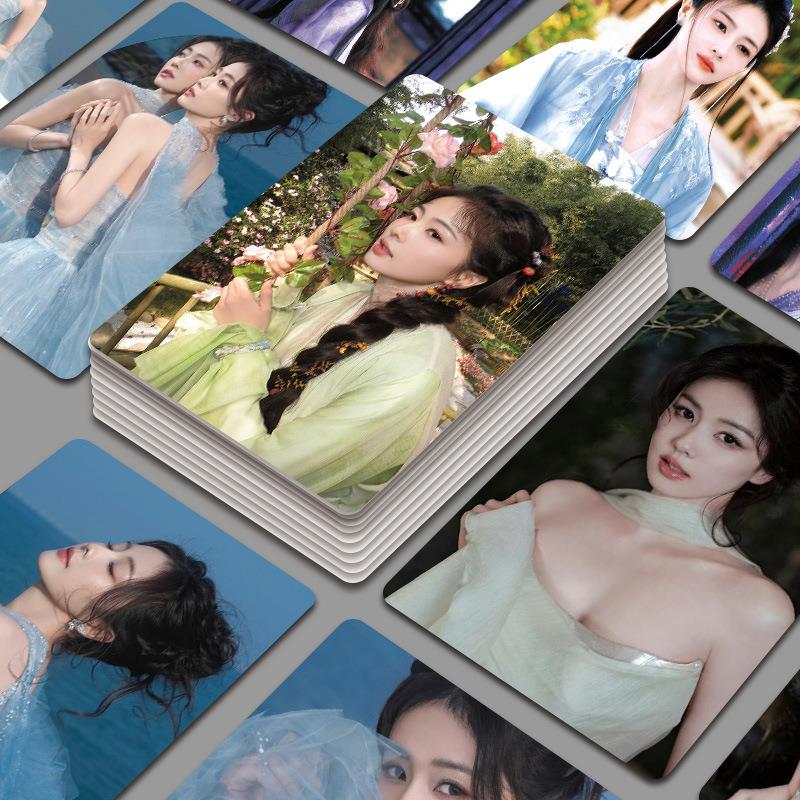 白鹿小卡白梦妍剧照写真周边专辑三寸圆角闪卡自印卡片LOMO卡