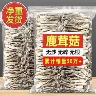 特产鹿茸菇干货500g新货古田脆脆菇无硫煲汤食用菌子鹿茸菌干香菇