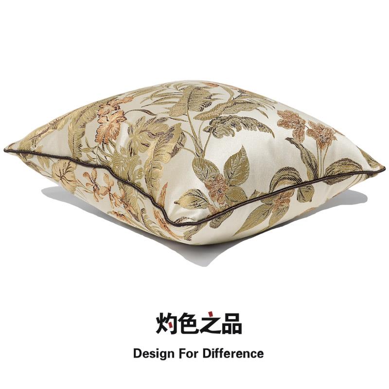 原创轻奢新品提花沙发简约现代美式中式靠枕靠垫床头客厅靠背抱枕