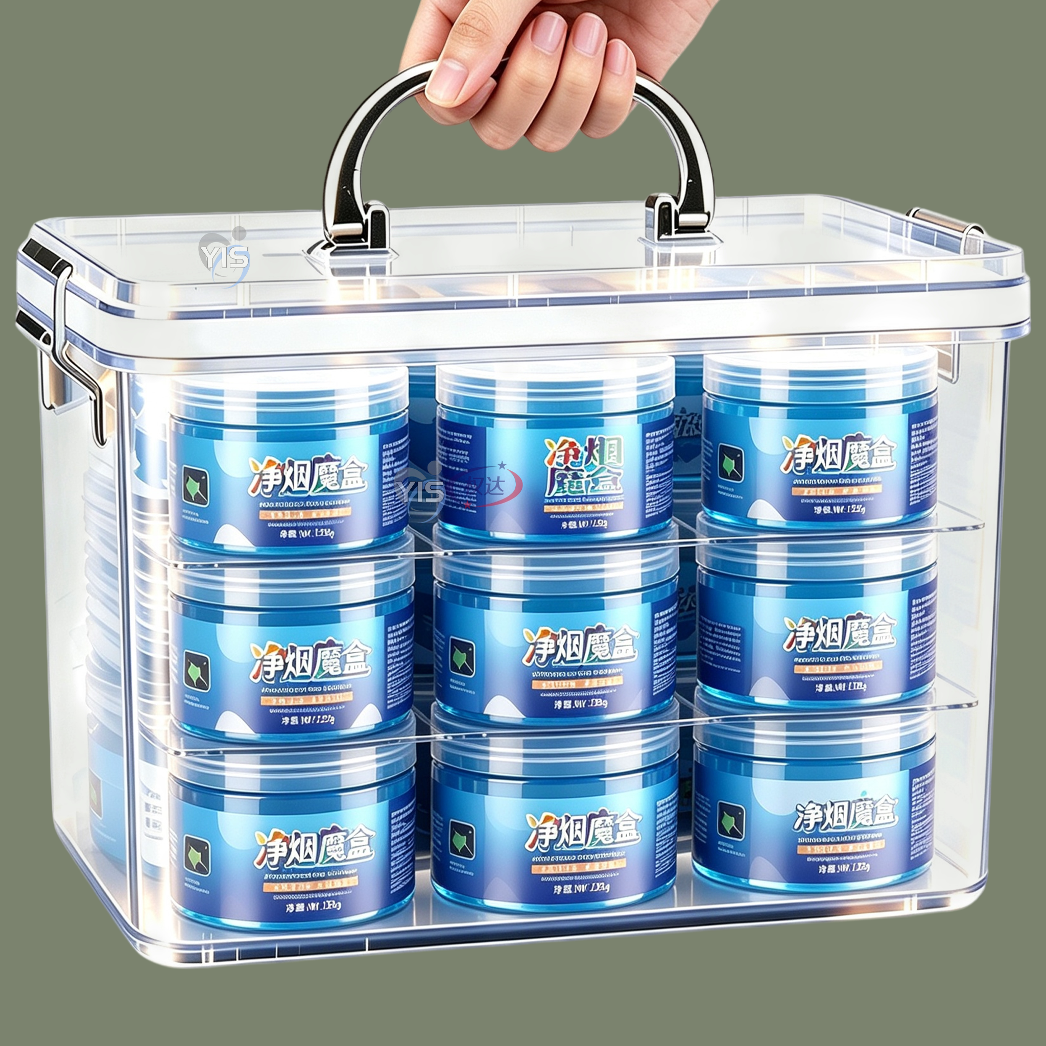 空气净化剂净烟魔盒去除烟味抽烟神器家用室内车内净化空气二手烟