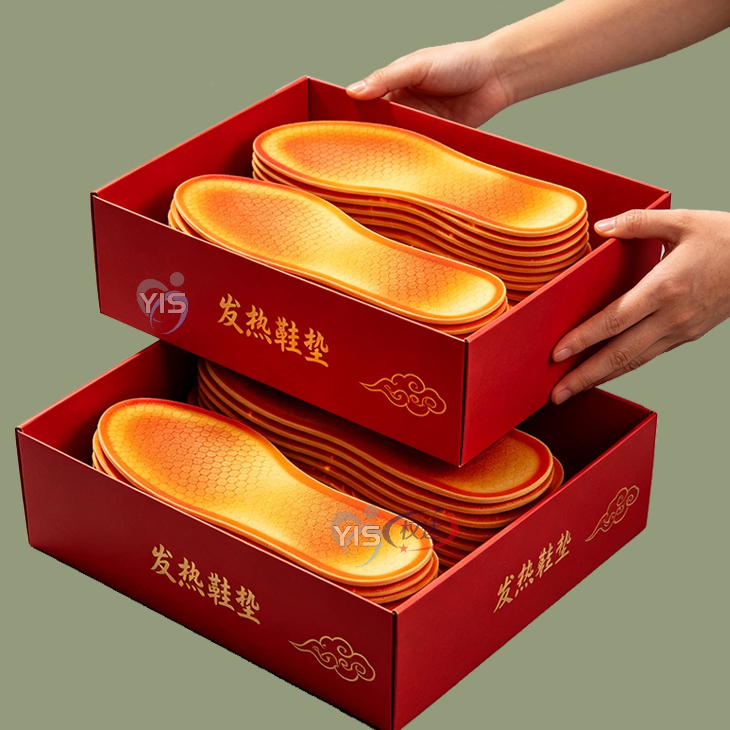 发热鞋垫女艾草自发热鞋垫暖宝宝冬季暖脚宝12小时暖足贴脚底加热图片