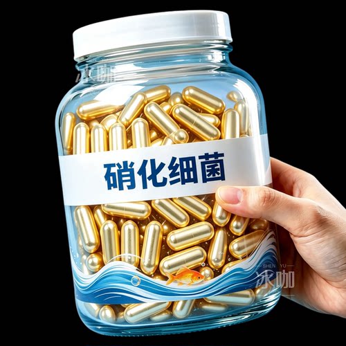 硝化细菌鱼缸专用胶囊净水活菌干粉养鱼水族消化浓缩粪便水质清澈
