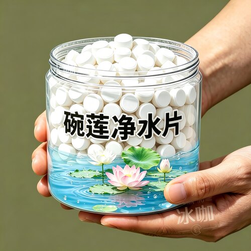 碗莲净水片抑藻呵护植株根系生长