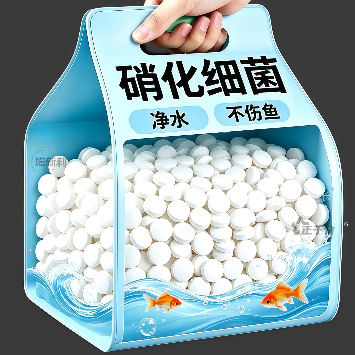 【净水不伤鱼】分解鱼便富含活菌