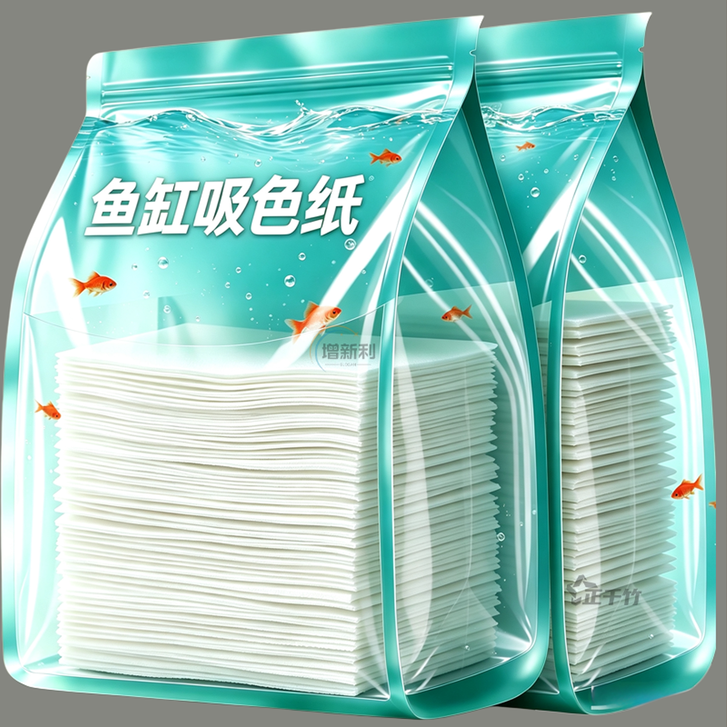 鱼缸吸色片吸色纸去黄水污力丸净水宝净化水质清澈剂鱼缸除黄片