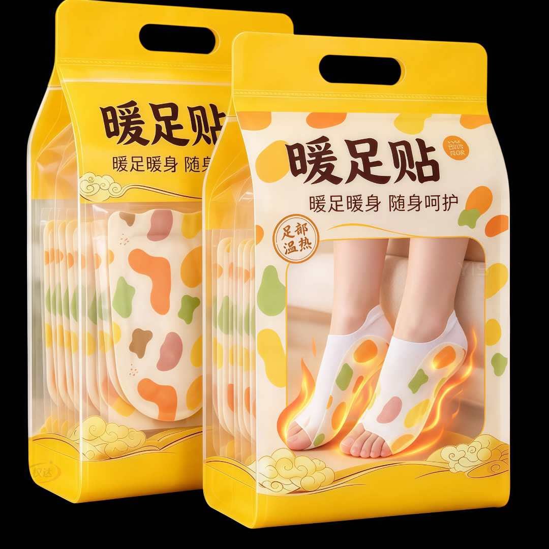【50片装】发热脚套穿戴式暖脚套冬季热敷暖脚神器暖足贴脚底暖贴
