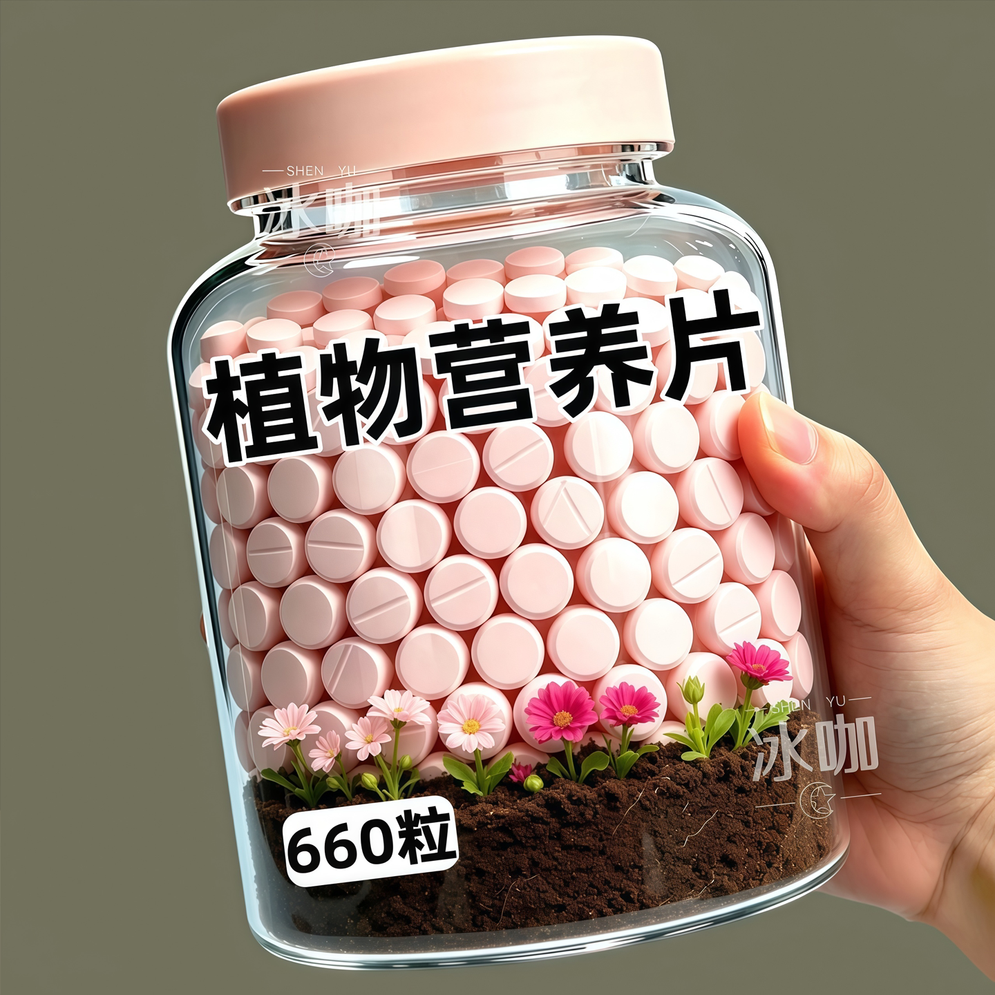 植物养护片丰富钙磷钾硼补肥催花